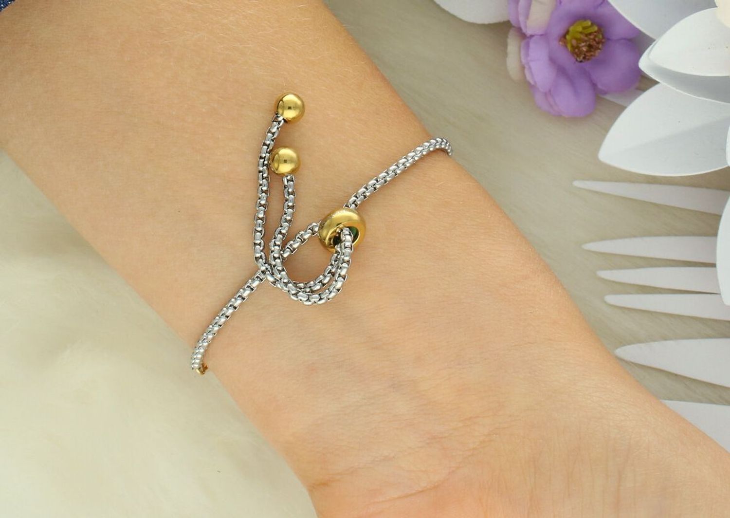 Bransoletka damska Nomination Italy Milleluci serce złota 028018022.jpg